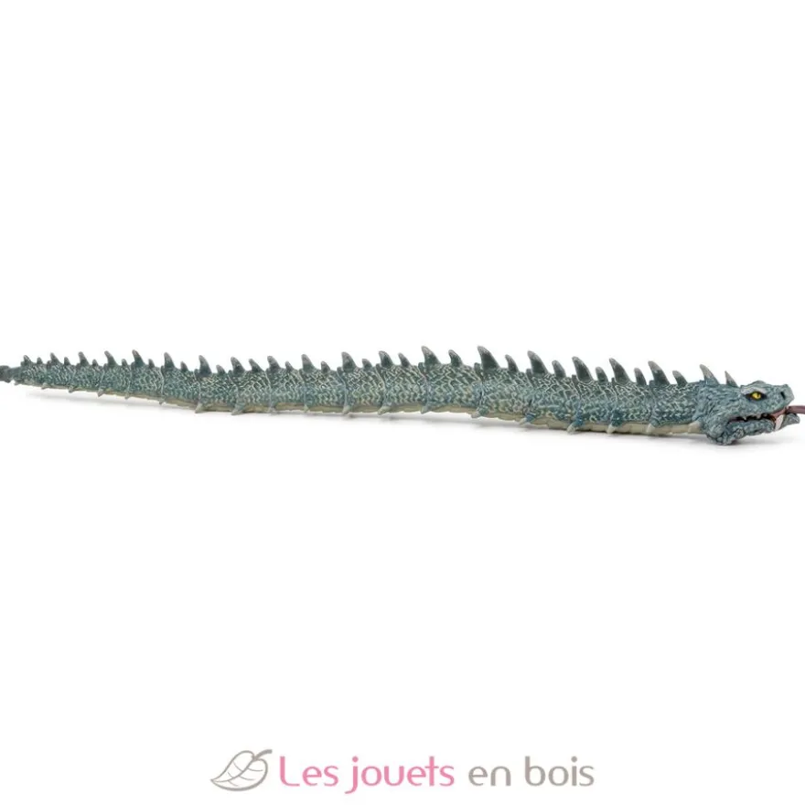 Figurine Basilic serpent maléfique légendaire bleu- Papo