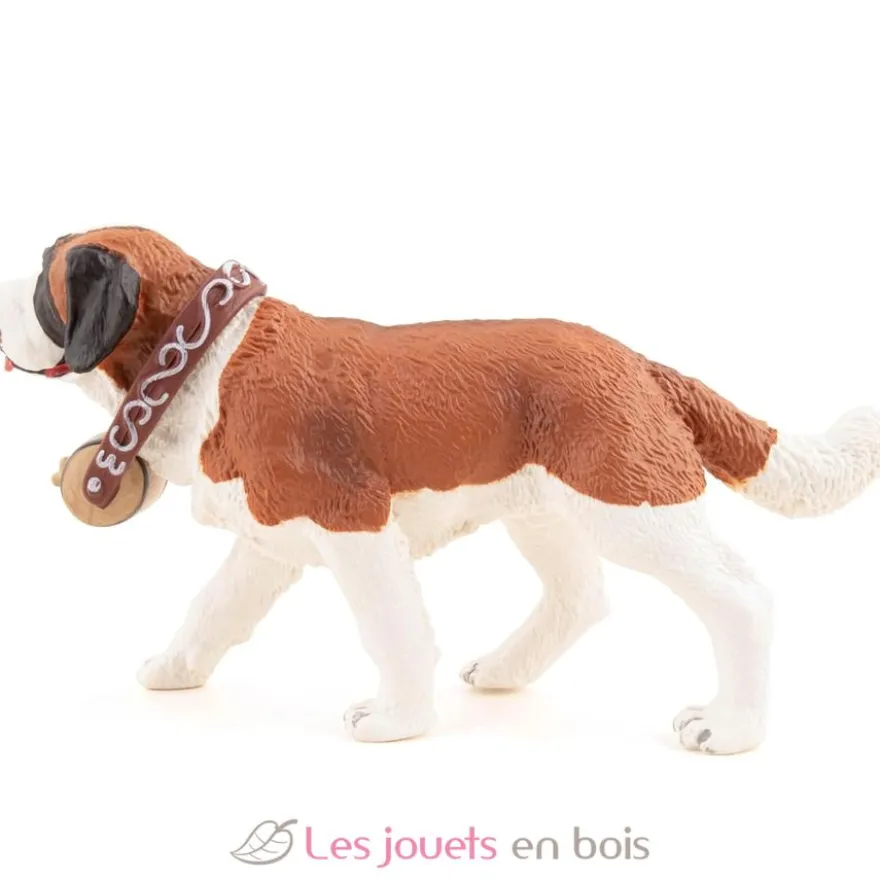 Figurine Basset Hound marron et blanc - Papo