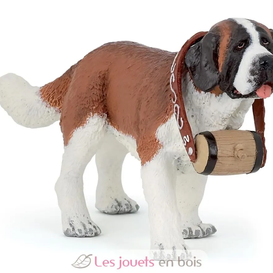 Figurine Basset Hound marron et blanc - Papo