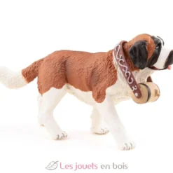 Figurine Basset Hound marron et blanc - Papo