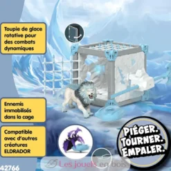 Figurine BattleCave araignée des ténèbres violet et noir - Schleich