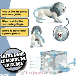 Figurine BattleCave araignée des ténèbres violet et noir - Schleich