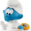 Figurine Bébé Schtroumpf avec hochet - Schleich