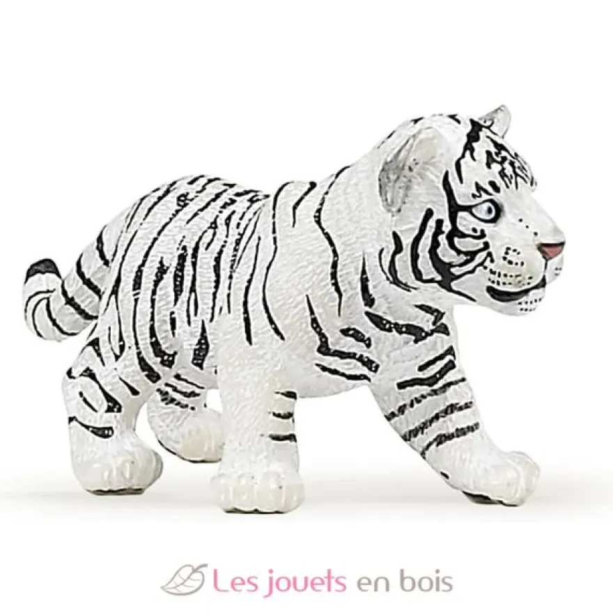 Figurine Bébé tigre blanc - Papo