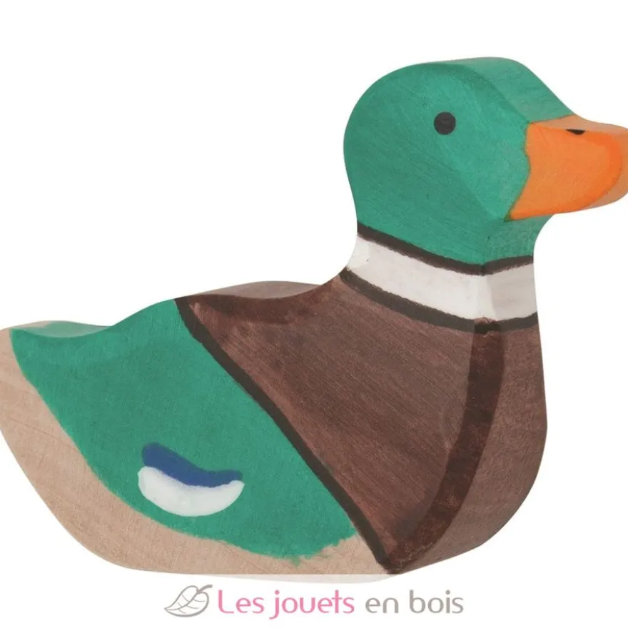 Figurine Canard, nageant - Holztiger