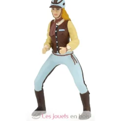 Figurine Cavalière adulte Fashion bleue - Papo