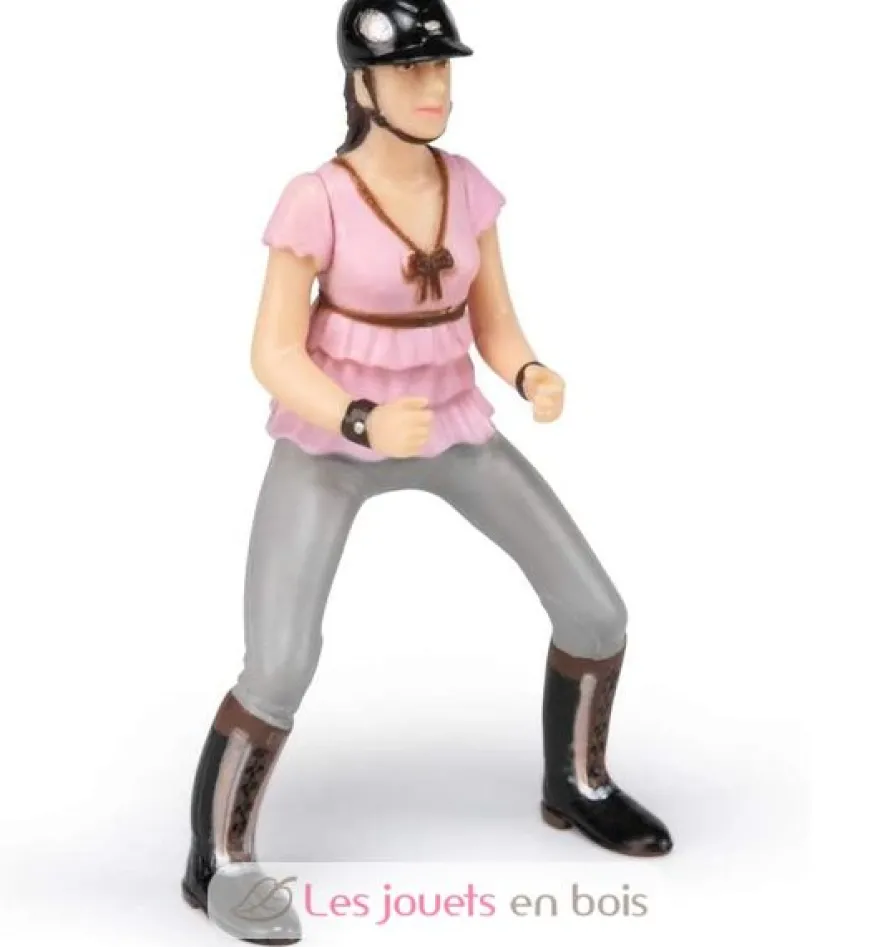 Figurine Cavalière Fashion rose - Papo