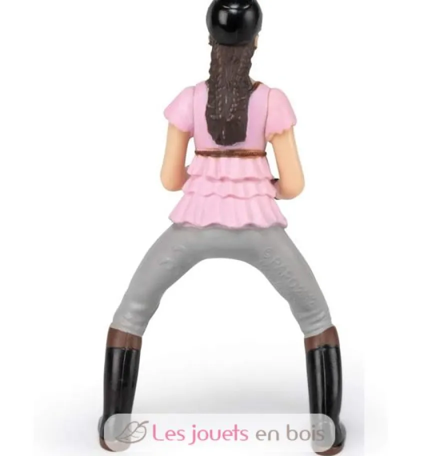 Figurine Cavalière Fashion rose - Papo