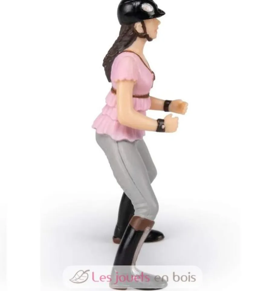 Figurine Cavalière Fashion rose - Papo