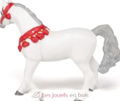 Figurine Cheval arabe Blanc en tenue de parade - Papo