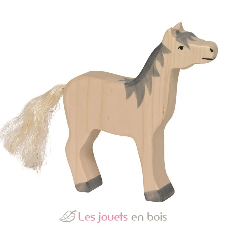 Figurine Cheval debout - Holztiger