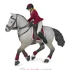 Figurine Cheval de concours et sa cavalière - Papo
