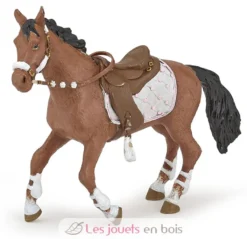 Figurine Cheval de la Cavalière Fashion hiver - Papo