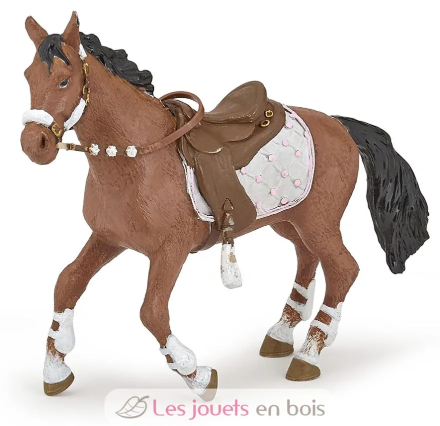 Figurine Cheval de la Cavalière Fashion hiver - Papo
