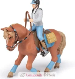 Figurine Cheval du jeune cavalier - Papo