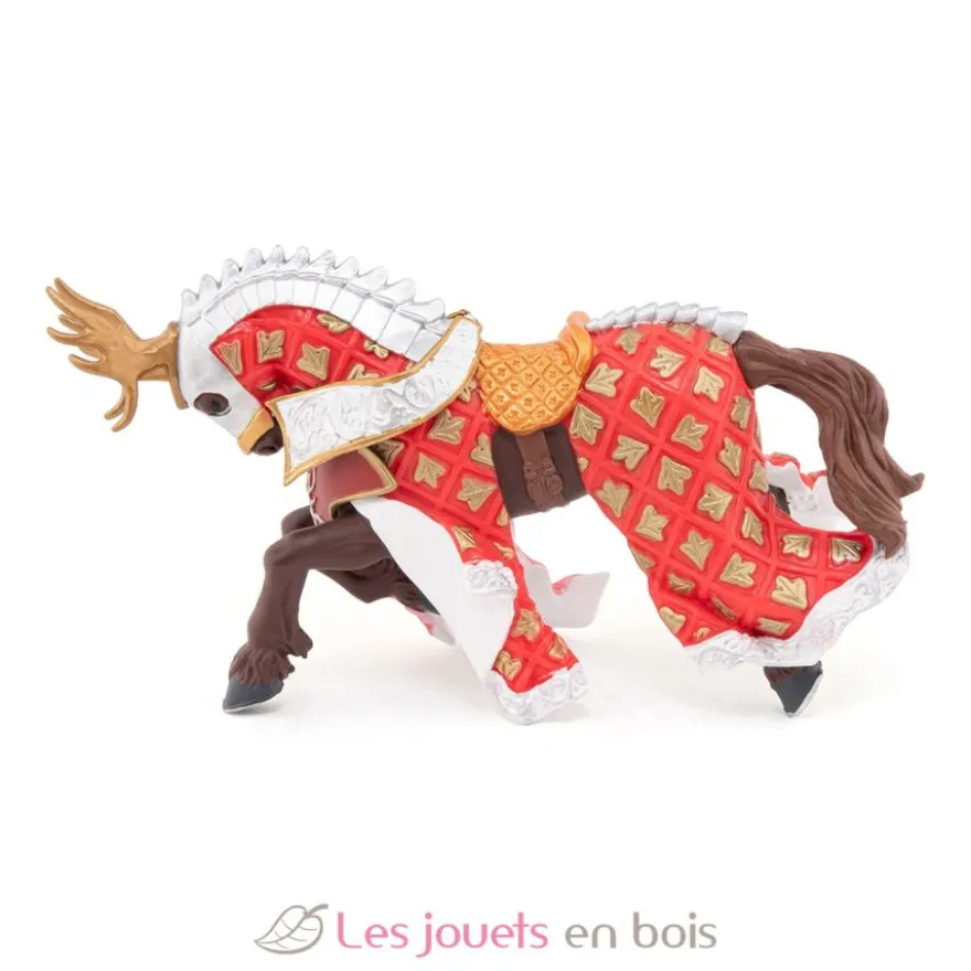 Figurine Cheval du maître cimier cerf - Papo