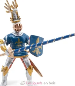 Figurine Chevalier bleu fleur de lys - Papo