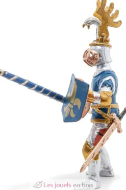 Figurine Chevalier bleu fleur de lys - Papo