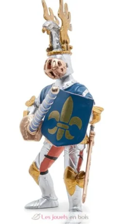 Figurine Chevalier bleu fleur de lys - Papo
