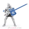 Figurine Chevalier lion lance bleu - Papo