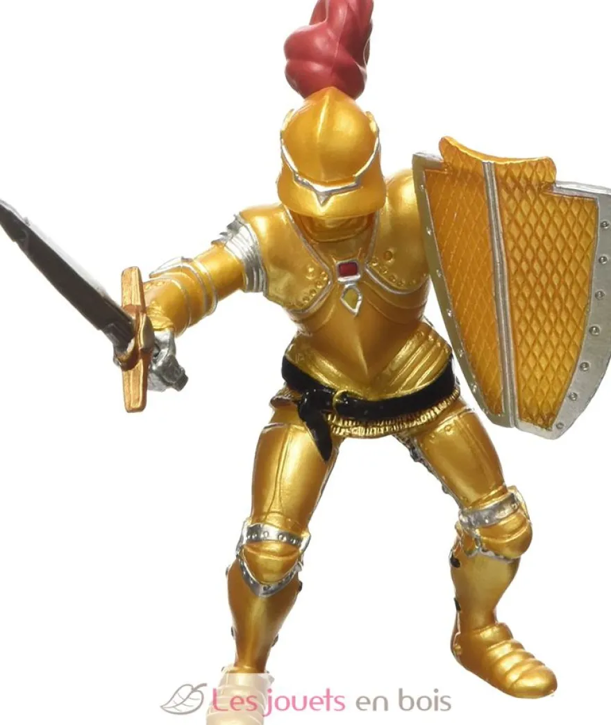 Figurine Chevalier or en armure - Papo