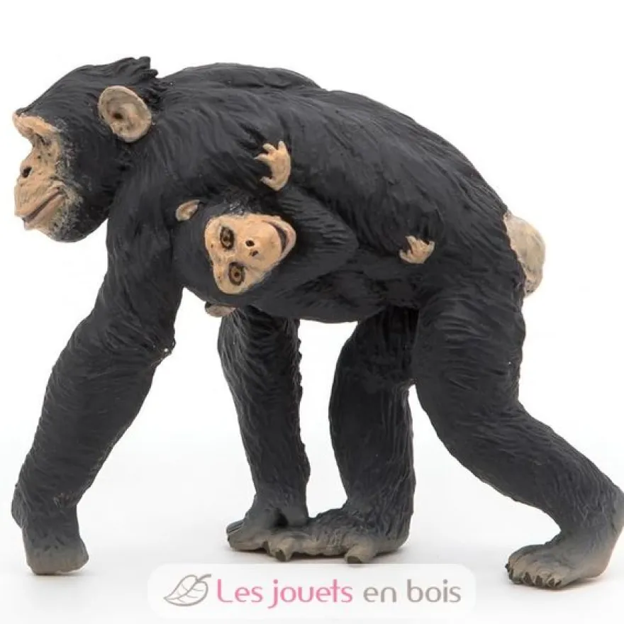 Figurine Chimpanzé et son bébé - Papo