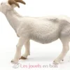 Figurine Chèvre blanche à cornes - Papo