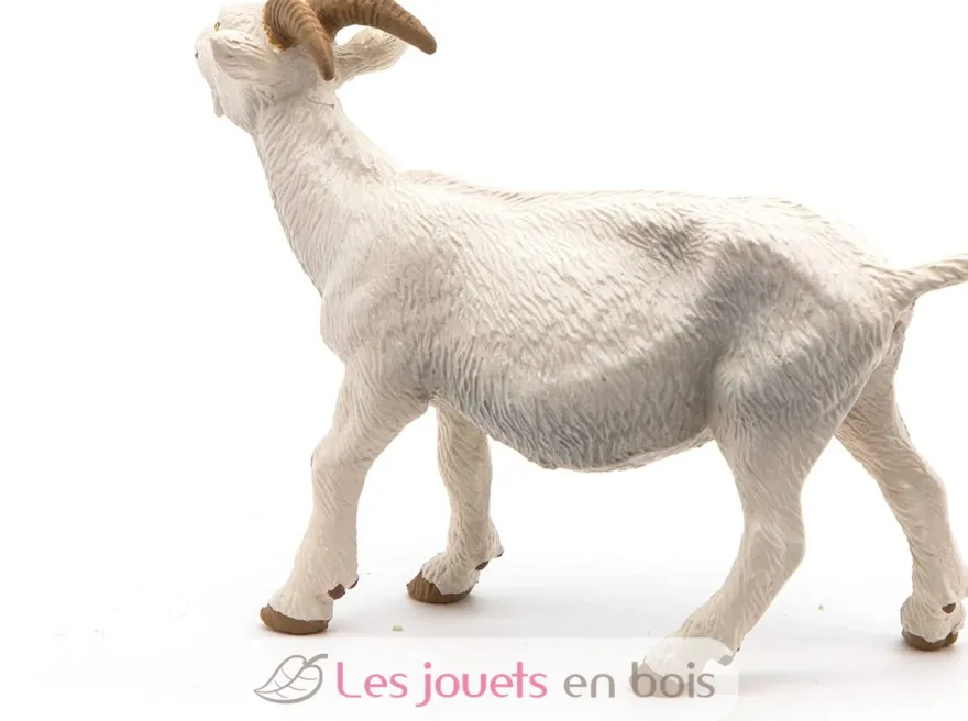 Figurine Chèvre blanche à cornes - Papo
