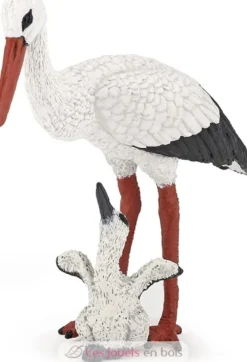 Figurine Cigogne et son bébé - Papo