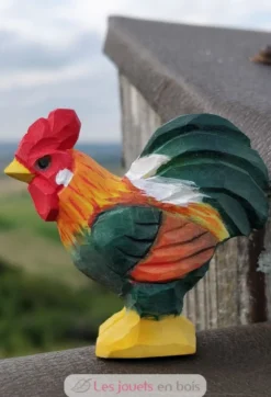 Figurine Coq en bois - Wudimals