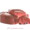 Figurine Crabe en bois rouge - Wudimals