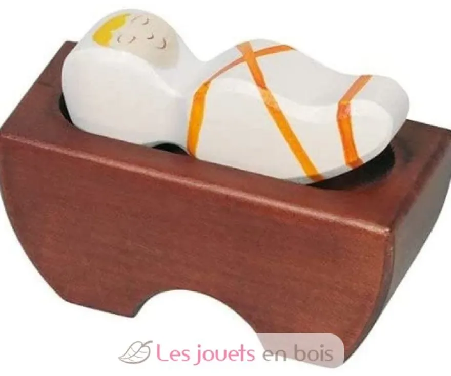Figurine Crèche de Noël - Enfant Jésus 3 - Holztiger