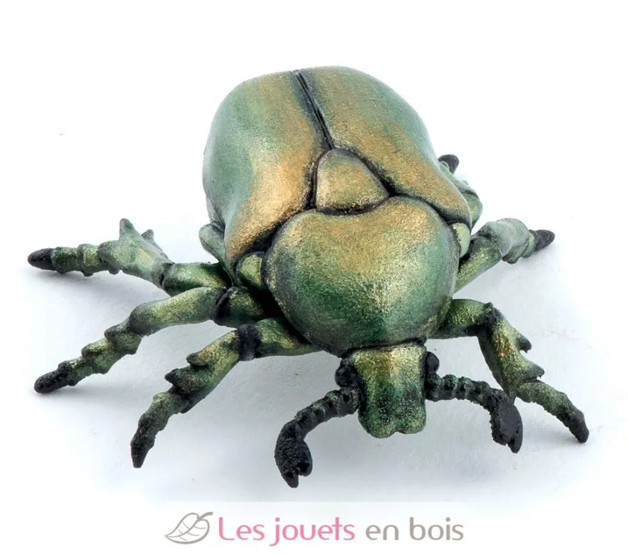 Figurine cétoine dorée vert Papo
