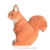 Figurine écureuil roux en bois marron - Wudimals