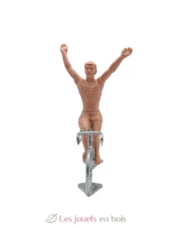 Figurine cycliste D Vainqueur à peindre brut Fonderie Roger