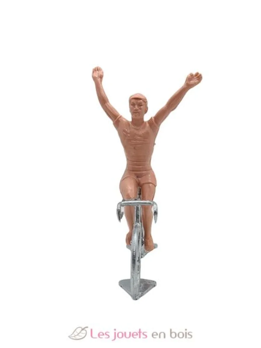 Figurine cycliste D Vainqueur à peindre brut Fonderie Roger