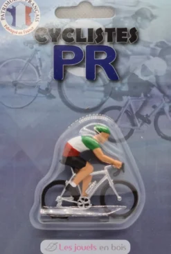 Figurine cycliste M Maillot du champion d'Italie - Fonderie Roger