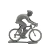 Figurine cycliste M rouleur à peindre brut Fonderie Roger