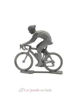 Figurine cycliste M rouleur à peindre brut Fonderie Roger
