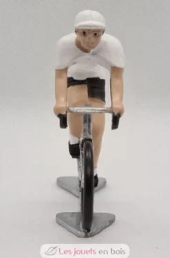 Figurine cycliste R Maillot Blanc meilleur jeune - Fonderie Roger