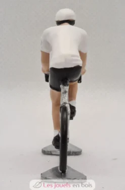 Figurine cycliste R Maillot Blanc meilleur jeune - Fonderie Roger