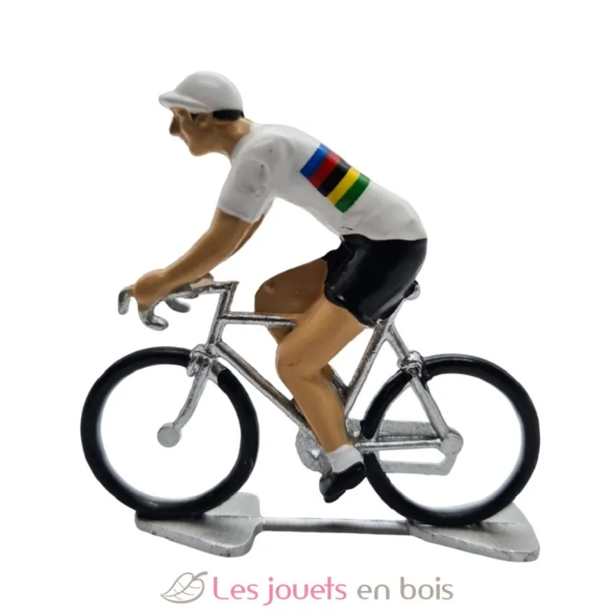 Figurine cycliste R Maillot Champion du Monde - Fonderie Roger