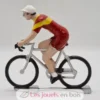 Figurine cycliste R Maillot champion d'Espagne - Fonderie Roger
