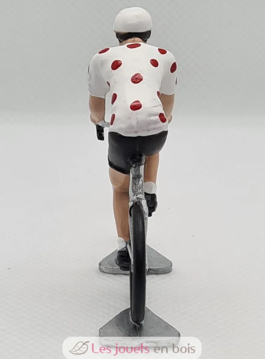 Figurine cycliste R Maillot à pois - Fonderie Roger