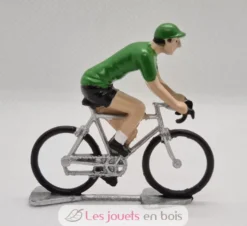 Figurine cycliste R Maillot vert meilleur sprinter - Fonderie Roger