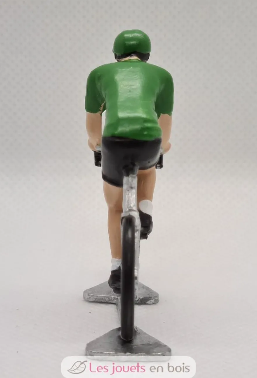 Figurine cycliste R Maillot vert meilleur sprinter - Fonderie Roger