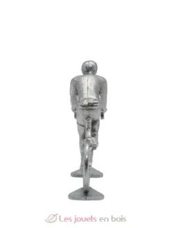 Figurine cycliste R rouleur à peindre brut Fonderie Roger