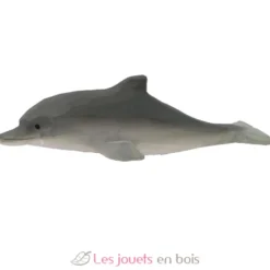 Figurine dauphin en bois gris - Wudimals
