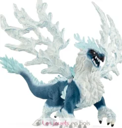 Figurine Dragon de glace blanc bleu - Schleich