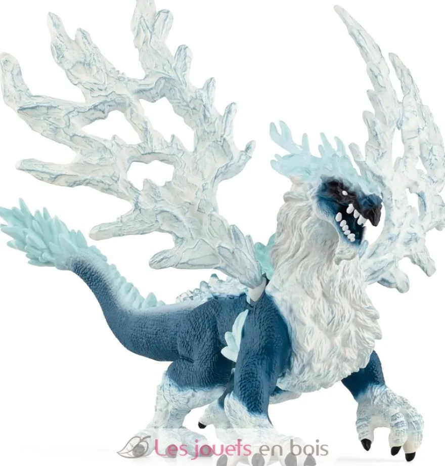 Figurine Dragon de glace blanc bleu - Schleich
